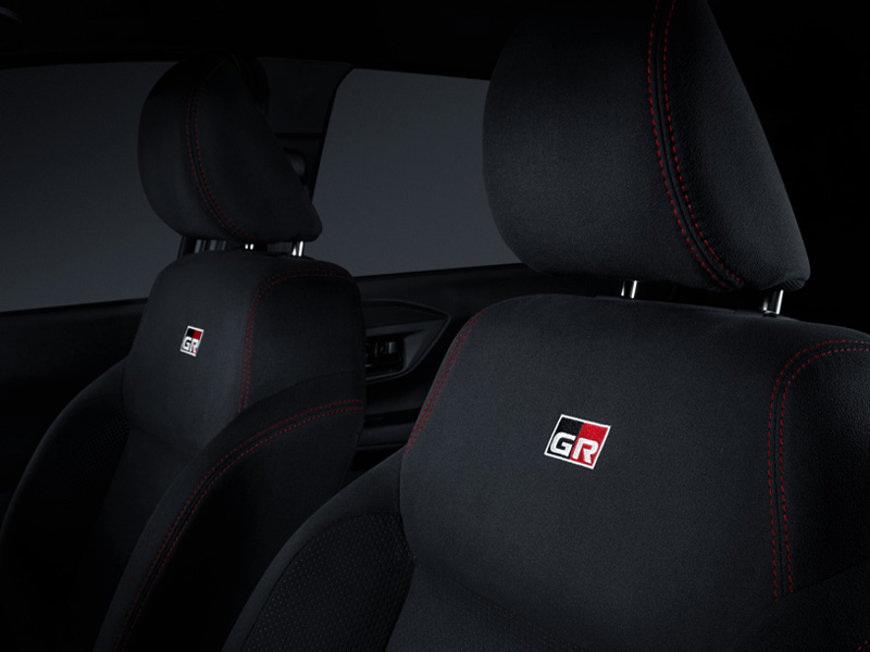Premium GR Suede Seat (GR-S Type) & Adjustable Headrest (All Type)