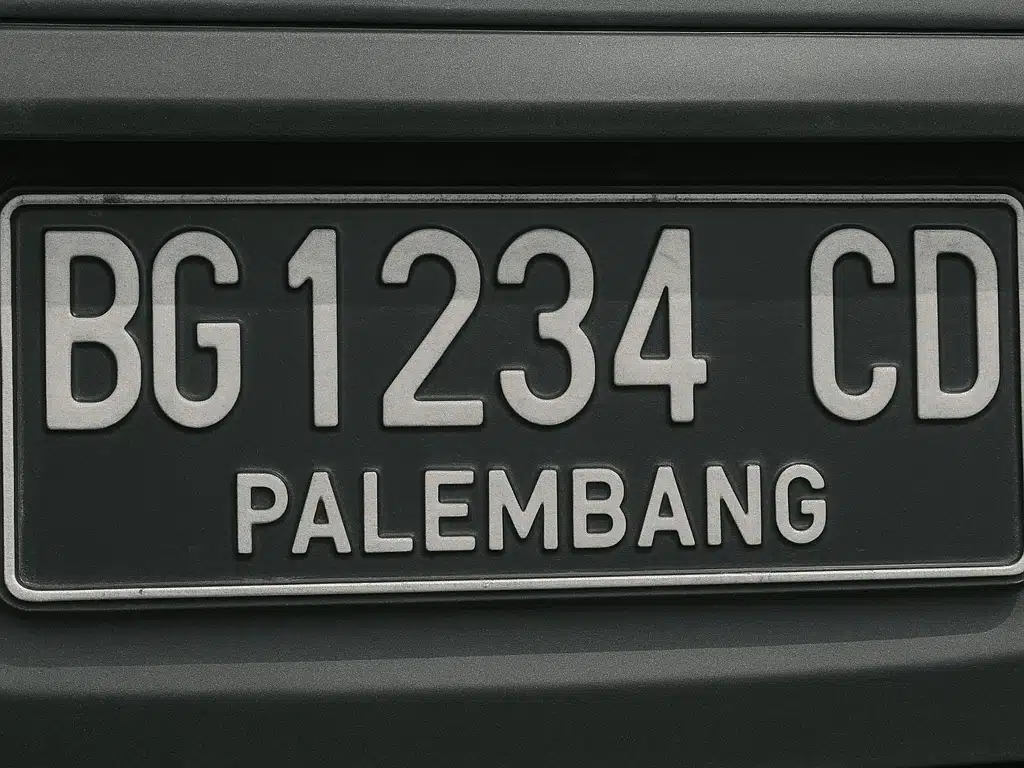 Plat BG Ternyata Digunakan di Wilayah Ini untuk Kendaraan Bermotor